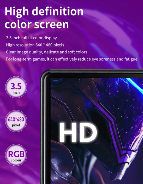 Load image into Gallery viewer, R36S Retro Handheld Game Console Liunx 3.5-Inch IPS Screen Built in 64G 20000 Classical Games Portable Game Console Holiday Gift
