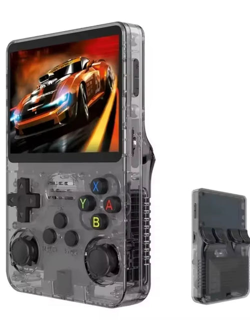 Load image into Gallery viewer, R36S Retro Handheld Game Console Liunx 3.5-Inch IPS Screen Built in 64G 20000 Classical Games Portable Game Console Holiday Gift
