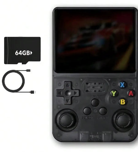 R36S Retro Handheld Game Console Liunx 3.5-Inch IPS Screen Built in 64G 20000 Classical Games Portable Game Console Holiday Gift