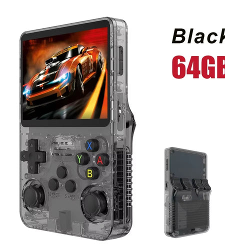 Open Source R36S Retro Handheld Video Game Console Linux System 3.5 Inch IPS Screen Portable Pocket Video Player 64GB 128G Games