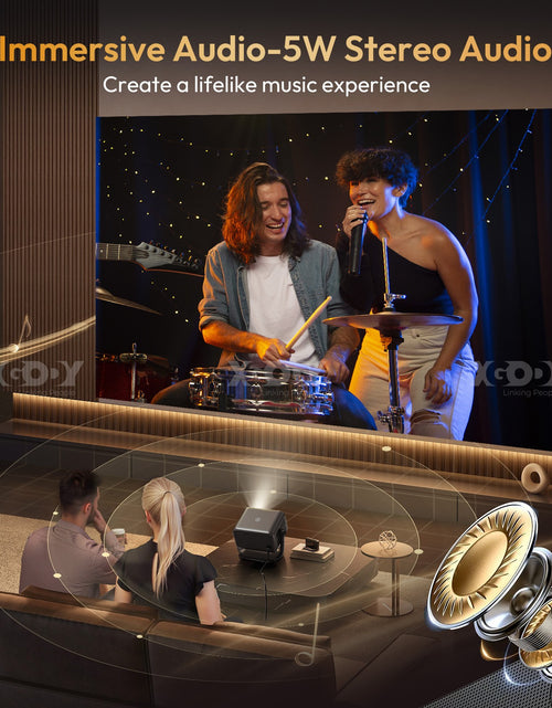 Load image into Gallery viewer, 4K Smart Projector 18000 Lumen LED 1080P Wifi Bluetooth UHD Home Theater US
