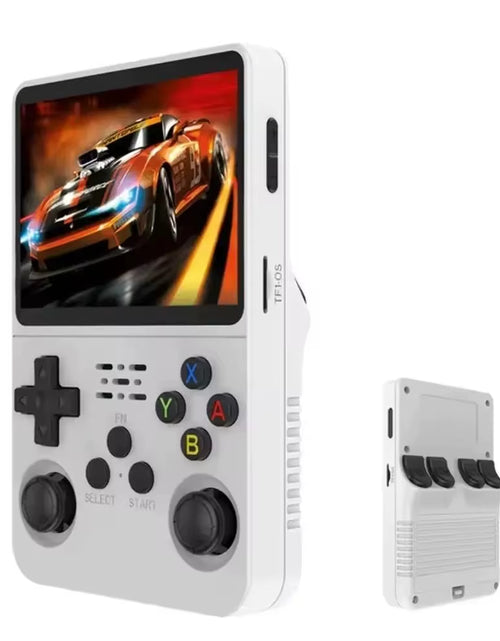 Load image into Gallery viewer, R36S Retro Handheld Game Console Liunx 3.5-Inch IPS Screen Built in 64G 20000 Classical Games Portable Game Console Holiday Gift
