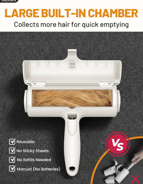 Load image into Gallery viewer, Pet Hair Removal Tool：Reusable Lint Roller for Pet Hair - Portable Pet Hair Remover - Dog and Cat Hair Remover for Couch, Furniture, Carpet, Clothes and Car Seat
