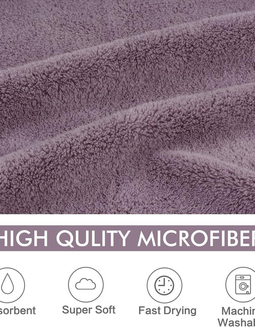 Load image into Gallery viewer, Dog Towel Super Absorbent Pet Bath Towel Microfiber Dog Drying Towel for Small, Medium, Large Dogs and Cats 30Inch X 50Inch Purple

