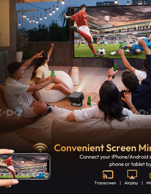 Load image into Gallery viewer, 4K Smart Projector 18000 Lumen LED 1080P Wifi Bluetooth UHD Home Theater US
